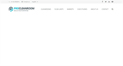Desktop Screenshot of procleanroom.com